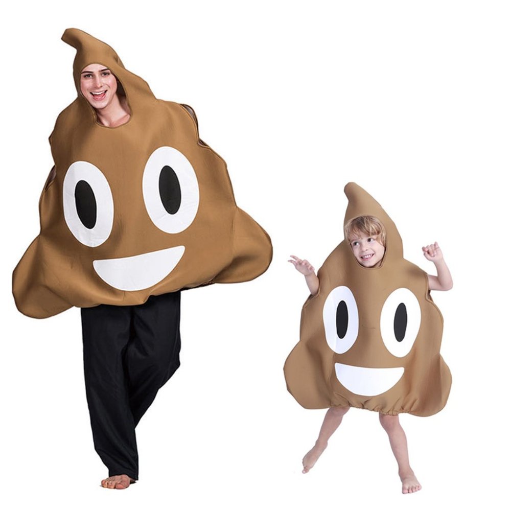 Halloween Costume Poop Emoji (Adult)